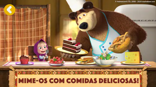 Masha e o Urso: Jogos Infantis screenshot 3