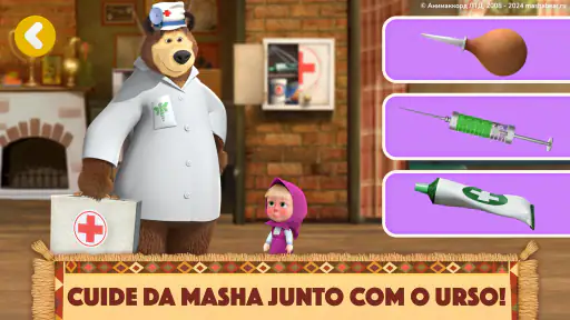 Masha e o Urso: Jogos Infantis screenshot 7