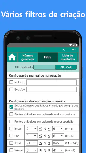 MEGA-SENA (Gerador de números) screenshot 4