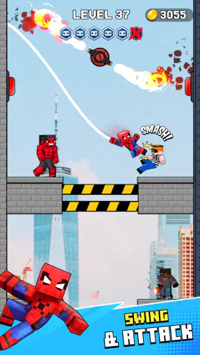 Mr Spider Hero Shooting Puzzle screenshot 11