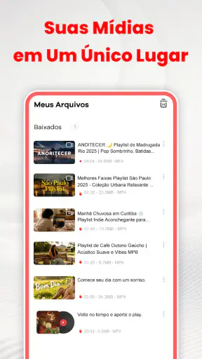 Muka: Baixar & Backup screenshot 4