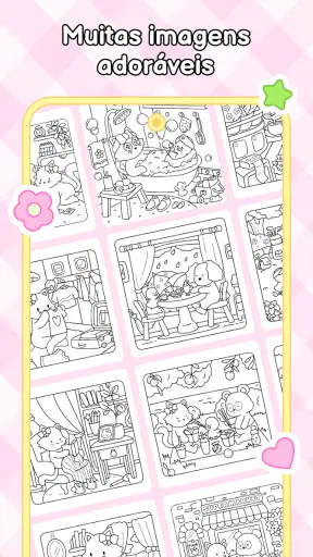 My Cute Friends: Livro Colorir screenshot 2