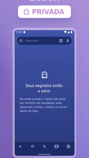 Navegador privado Opera com IA screenshot 7