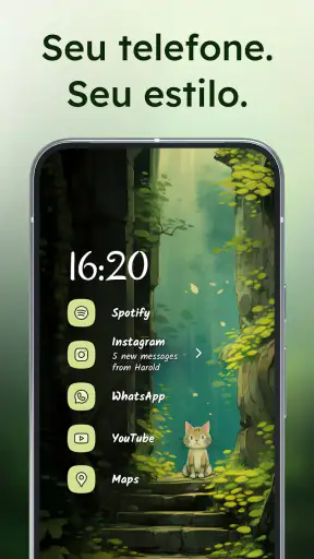 Niagara Launcher Tela Inicial screenshot 8