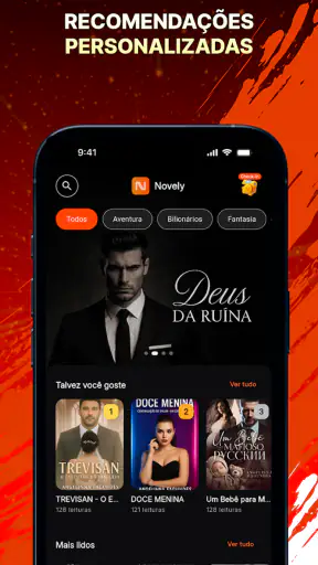 Novely: Ler Novelas e Romances screenshot 3