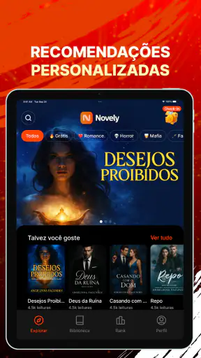 Novely: Ler Novelas e Romances screenshot 9