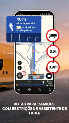 Odysseus GPS Truck Navigation screenshot 2