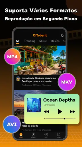 OiTuberit: Reprodutor HD screenshot 3