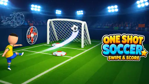 One Shot Soccer: Swipe & Score screenshot 11