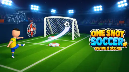 One Shot Soccer: Swipe & Score screenshot 6