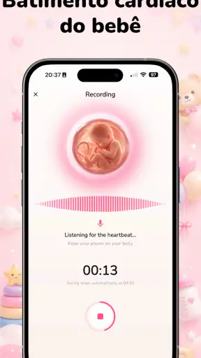Ouça batimentos bebê: Thumpi screenshot 3