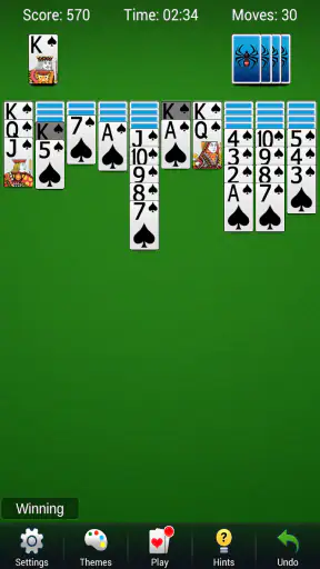 Paciência Spider - Carta screenshot 6