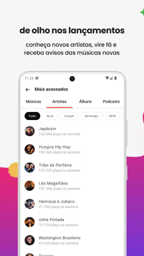 Palco MP3: Ouvir e baixar screenshot 3