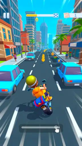 Paper Boy Race — Jogo da moto screenshot 11