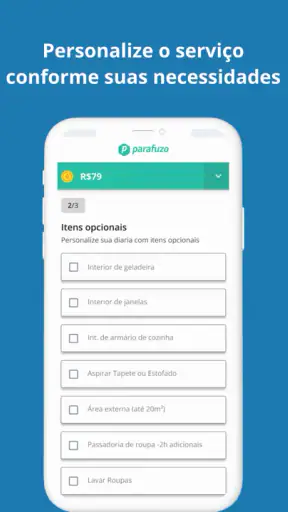 Parafuzo - Diarista e Faxina screenshot 2