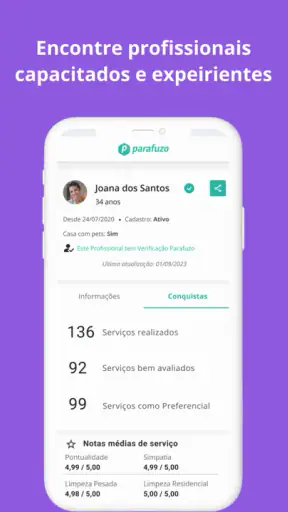Parafuzo - Diarista e Faxina screenshot 5