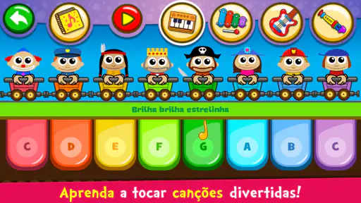 Piano Crianças Música Canções screenshot 5