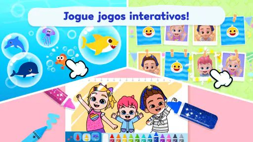 Pinkfong Bebê Tubarão: Jogos screenshot 5