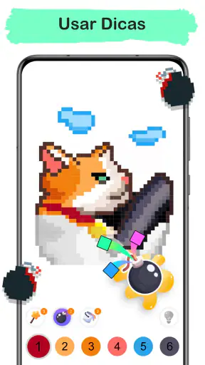 Pixel Colorir: Jogo de Pintar screenshot 3