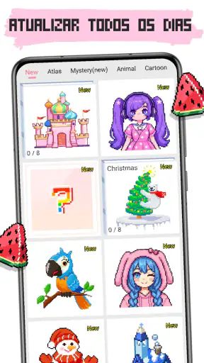Pixel Colorir: Jogo de Pintar screenshot 5