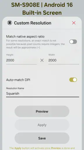 Pixels: Resolution+DPI Changer screenshot 4