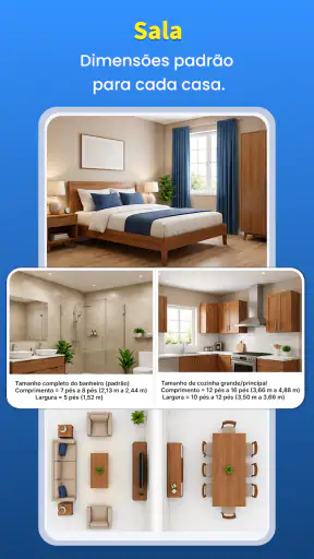 Planta baixa de casa em 3D screenshot 9
