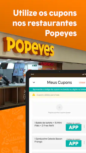 Popeyes Brasil screenshot 9