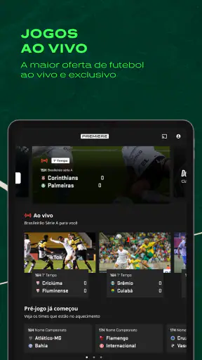 Premiere: Jogos ao vivo screenshot 11