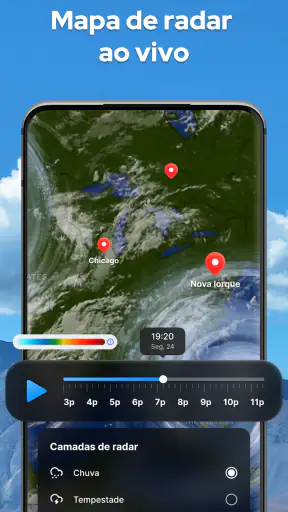 Previsão do tempo, Radar local screenshot 4