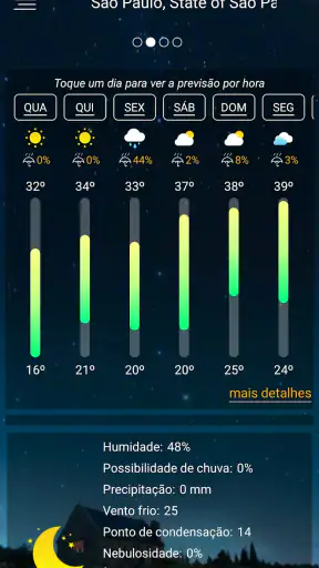 Previsão meteorológica screenshot 12