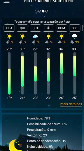 Previsão meteorológica screenshot 6