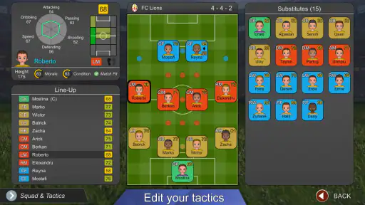 Pro League Soccer screenshot 5