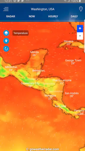 Radar meteorológico screenshot 2