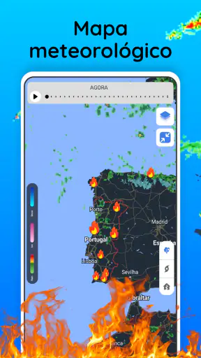 Radar meteorológico ao vivo screenshot 3