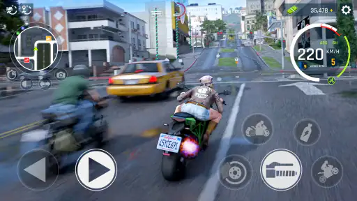 Real Moto Corrida screenshot 2