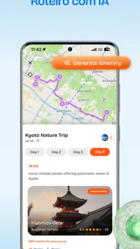 Roameo AI: Planejador IA screenshot 4