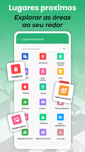 Rota Mapa Navegação caminho screenshot 3