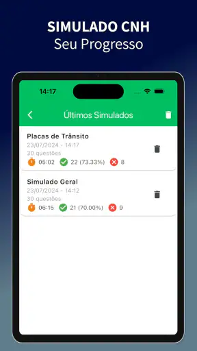 Simulado CNH: Prova 2026 screenshot 10