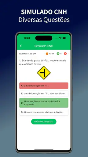 Simulado CNH: Prova 2026 screenshot 3