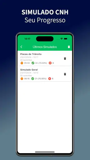Simulado CNH: Prova 2026 screenshot 5