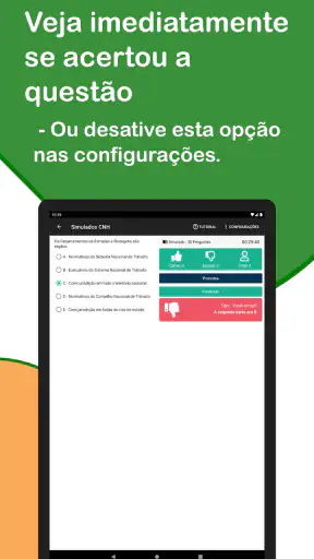 Simulado Prova CNH screenshot 10