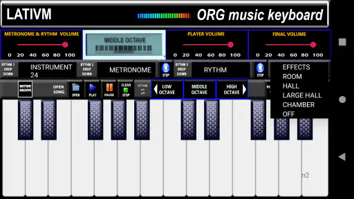 Simulador Teclado Musical ORG screenshot 5