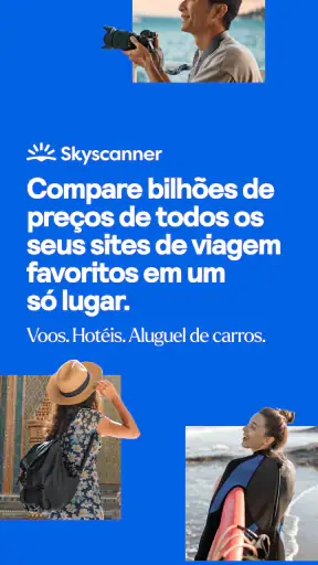 Skyscanner Voos Hotéis Carros screenshot 1