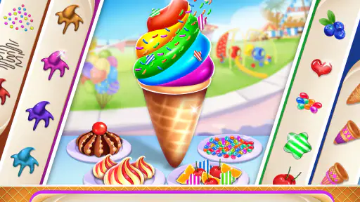 sorvete cone Bolinho cozimento screenshot 6