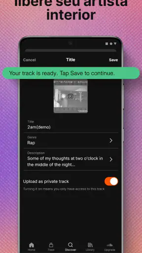 SoundCloud - música e áudio screenshot 6