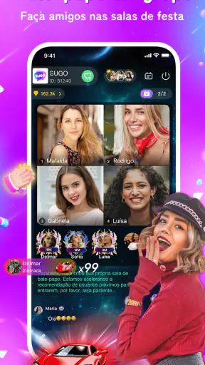 SUGO: Fiesta de Chat de Voz screenshot 2