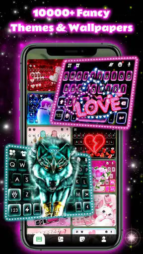Teclado Neon Love screenshot 3