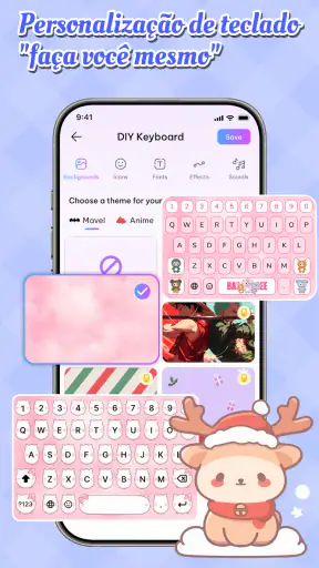 Temas Fontes de Teclado Emoji screenshot 4