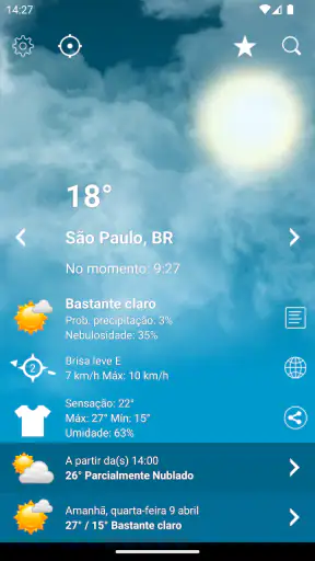 Tempo Brasil Clima XL PRO screenshot 1