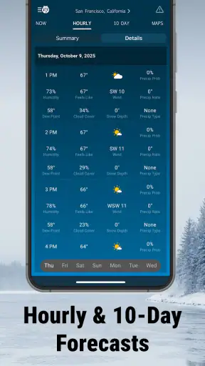 Tempo de WeatherBug screenshot 4